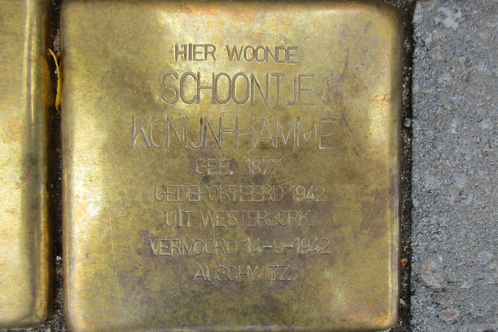 Stolpersteine Van Imhoffstraat 39 #3