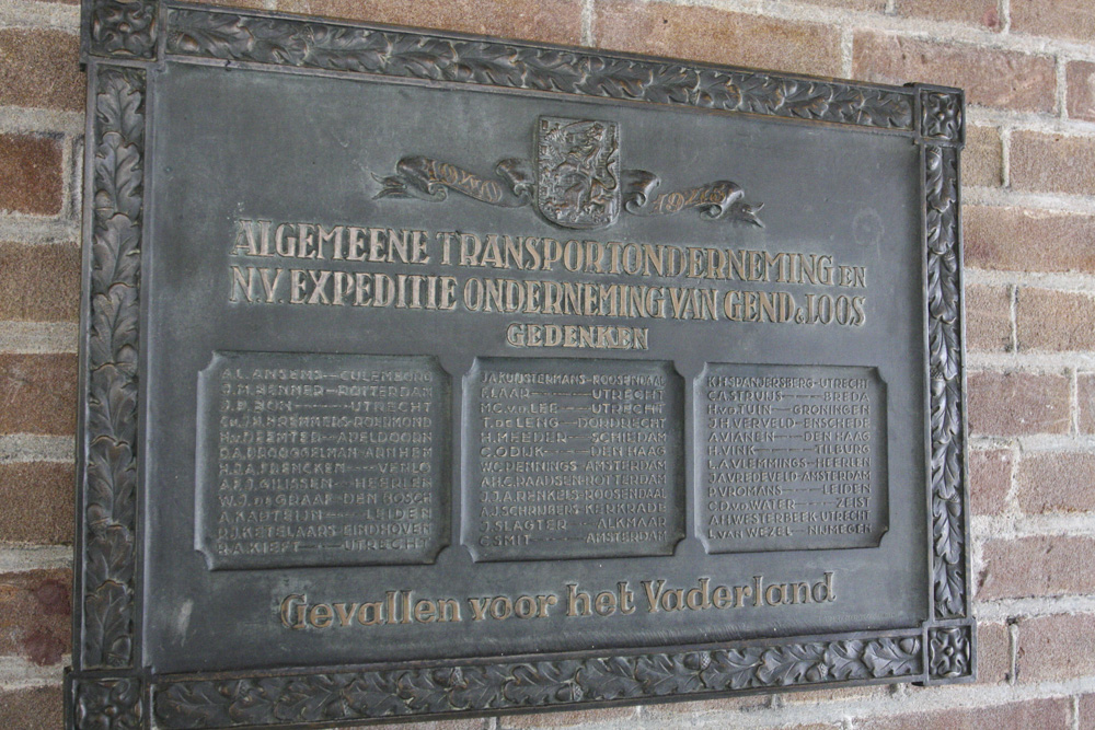 Memorial Killed Employees Van Gend & Loos #2