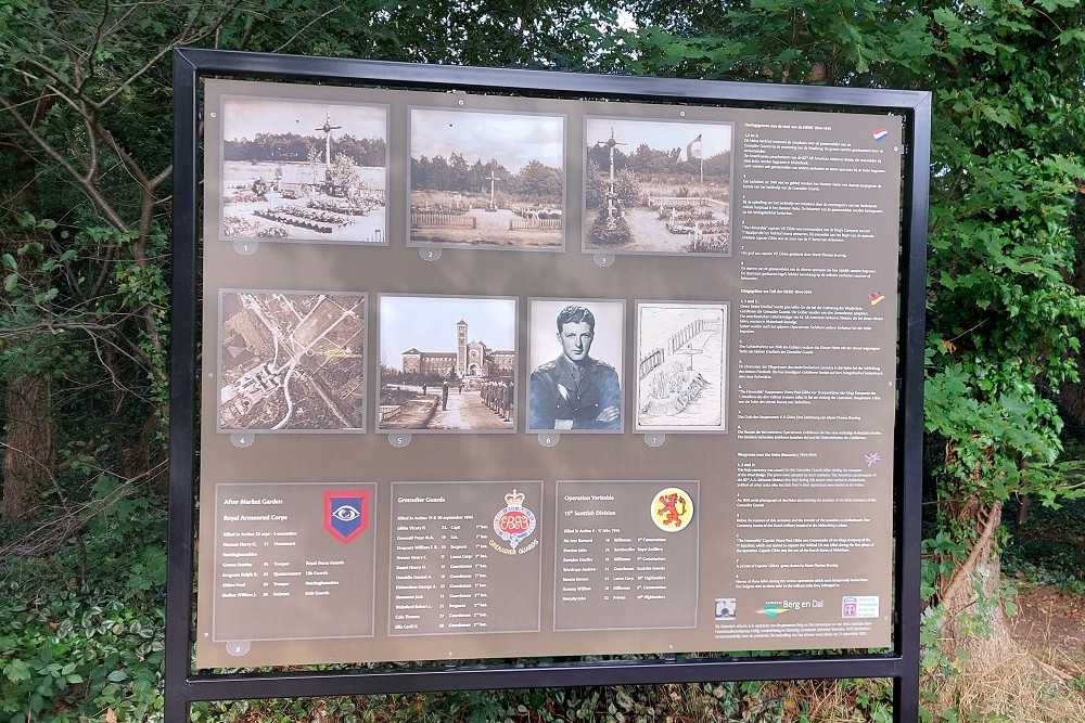 Information Board War Graves At NEBO 1944-1945 #1
