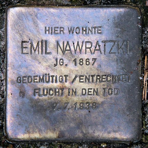 Stolpersteine Teutonenstraße 15 #2