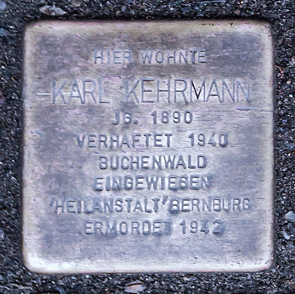 Stolperstein Schwarzburger Strae 72 #1