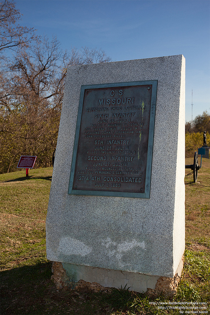 Missouri Infantry (6th, 5th, 2nd, 1st & 4th Consolidated) Monument #1