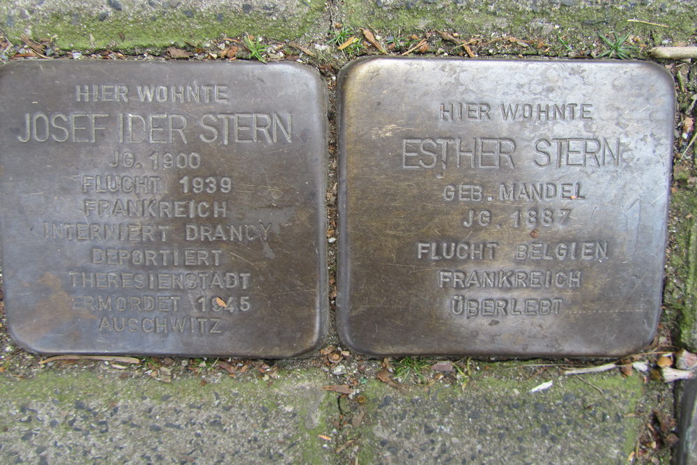 Stolpersteine Zlpicher Platz 1 #2