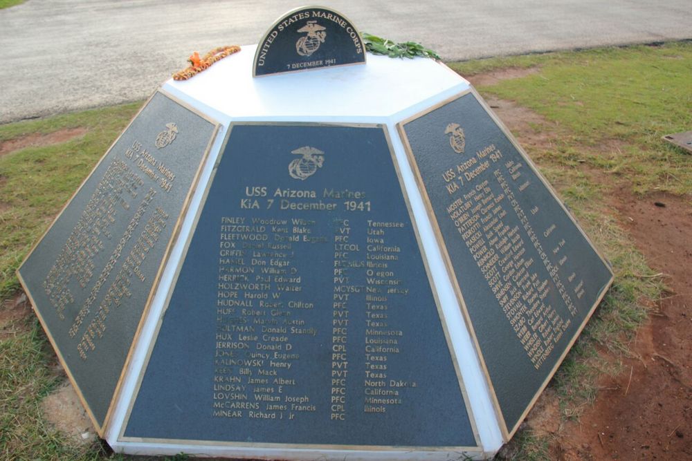 Monument Marine Corps Pearl Harbor #1