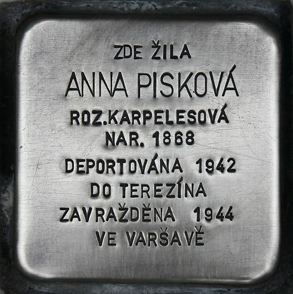 Stolperstein Husova 84/9 #1