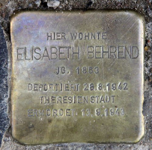 Stolperstein Eislebener Strae 4