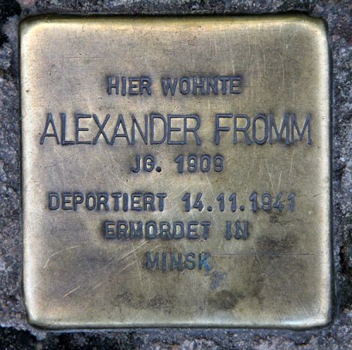 Stolperstein Kirchstraße 7
