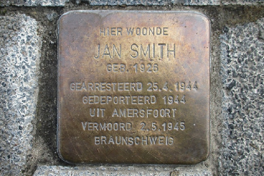 Stolperstein Parallelweg / Boterdiep Westzijde