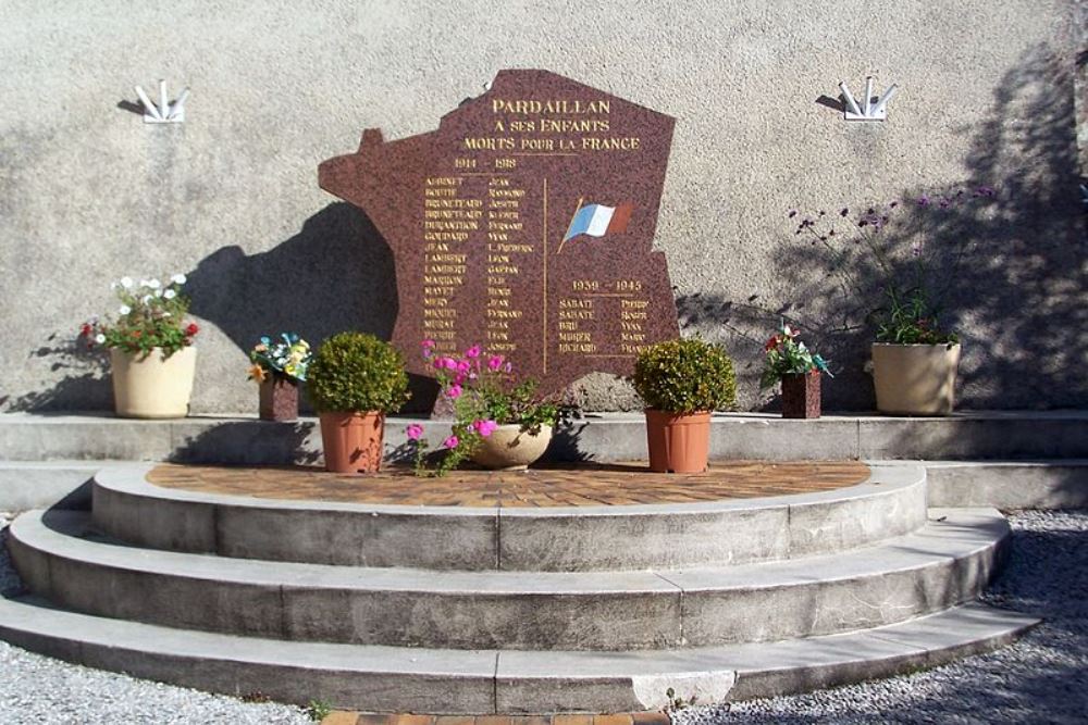 Oorlogsmonument Pardaillan #1