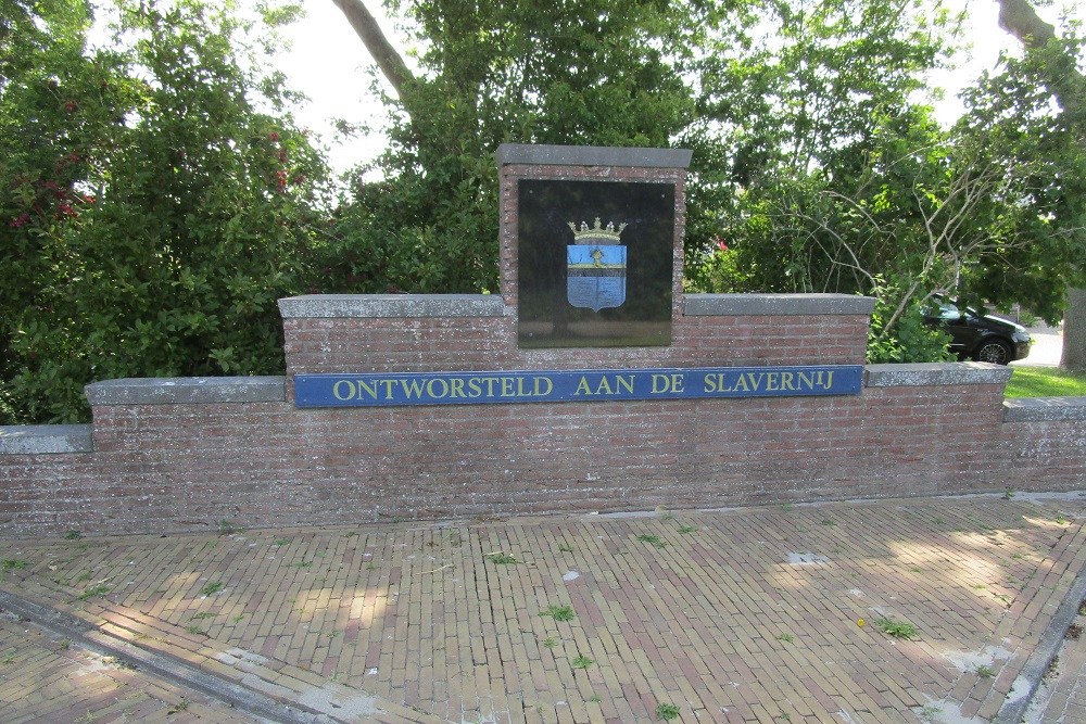 Memorial 'Wrested from slavery'