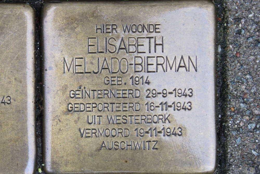 Stolpersteine Tweede Oosterparkstraat 77 #3