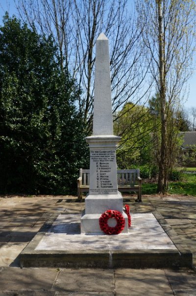 Oorlogsmonument Fairburn #1