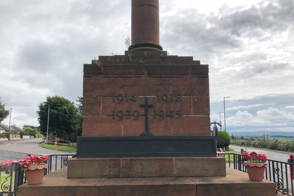 Oorlogsmonument Mauchline #2