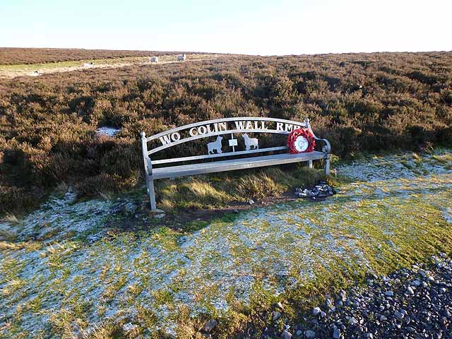 Memorial Bench Colin Wall