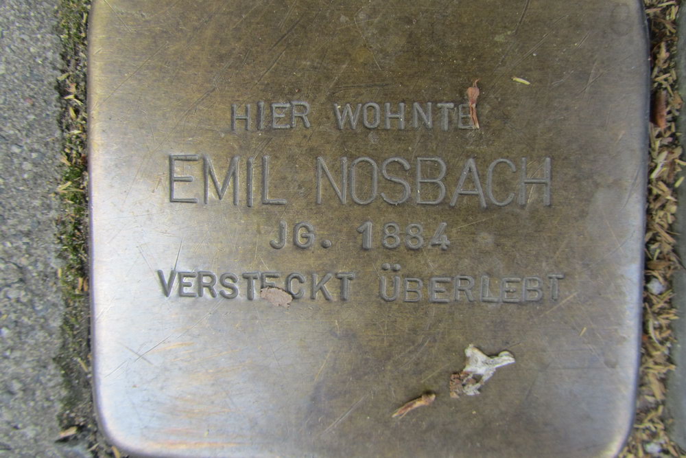 Stolpersteine Greesbergstraße 11 #4