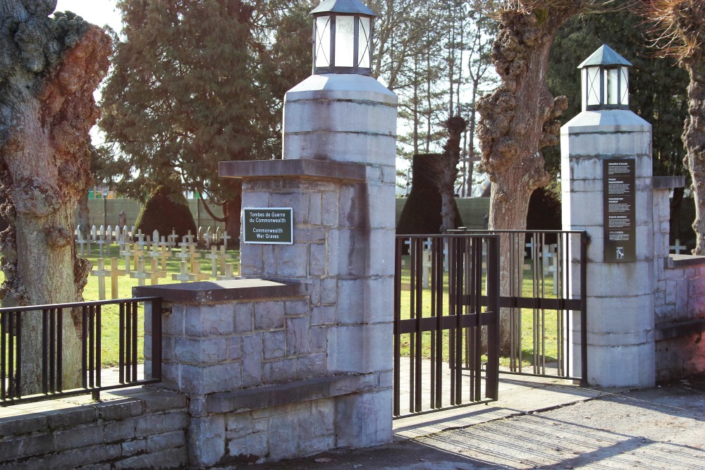 French War Cemetery Citadel Dinant