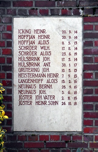 War Memorial Borken #2