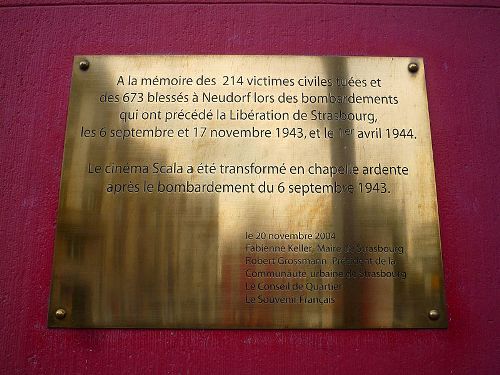 Memorial Bombardments Strasbourg