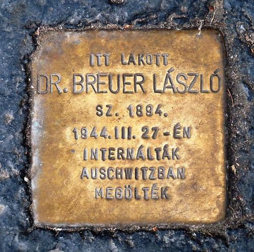 Stolperstein Szapry utca 20