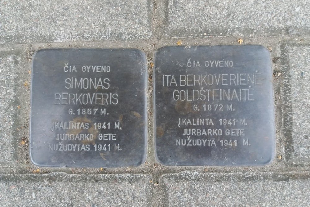 Stolpersteine Kauno gatvė 46-2 #3