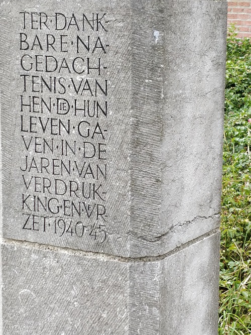 Remembrance-Column Hesperenstraat Tilburg #5