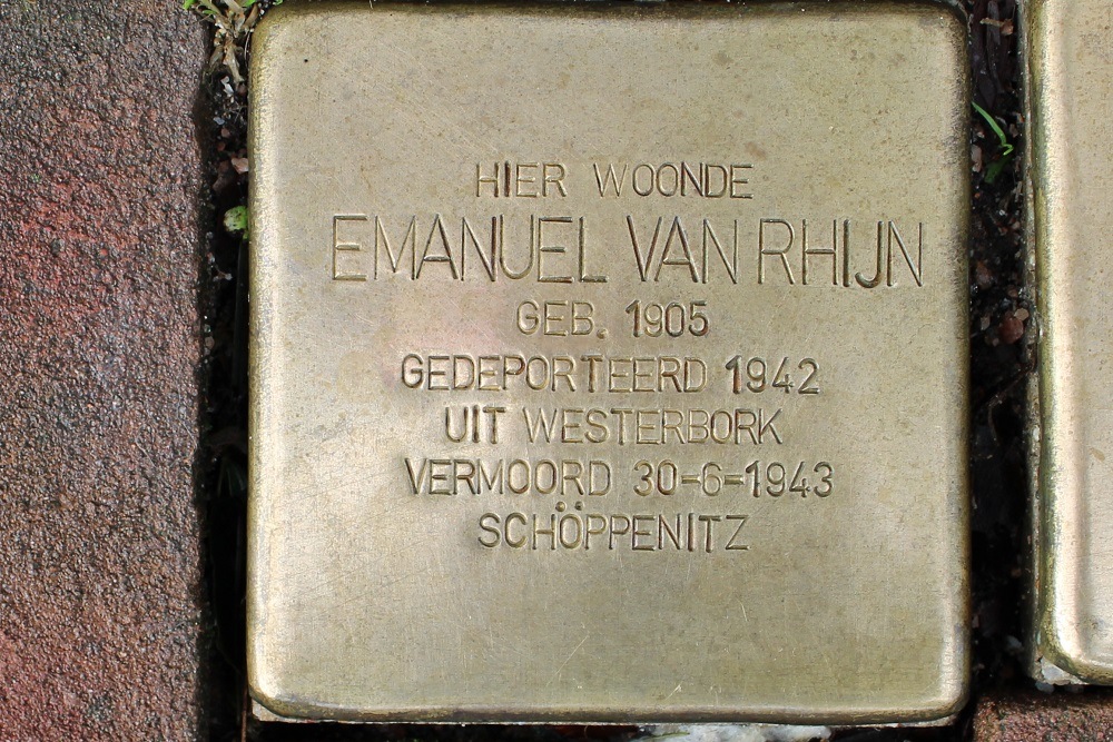 Stolpersteine Hooftstraat 73 #2