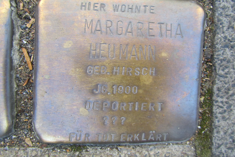 Stumbling Stones Lütticher Straße 44 #3