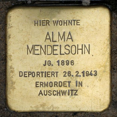 Stolpersteine Neue Grünstraße 28