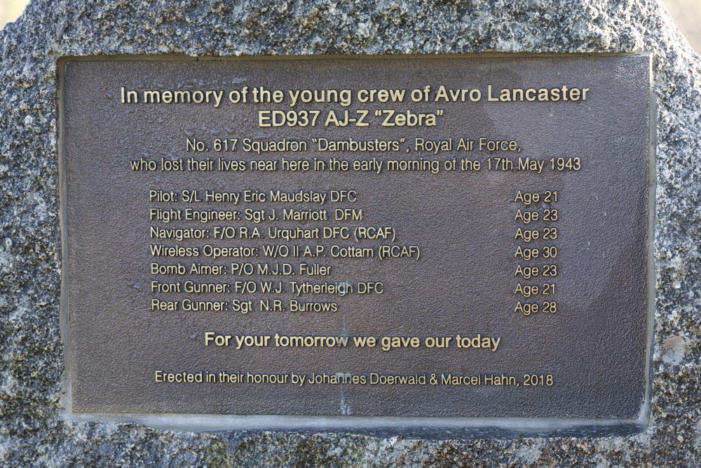 Crashlocatie Lancaster ED937 (Dambuster) #2