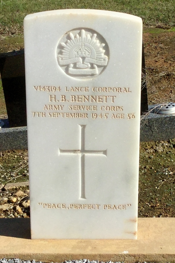 Commonwealth War Grave Jindera Cemetery