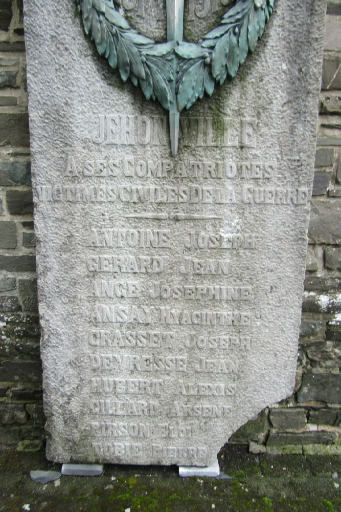 Oorlogsmonument Eerste Wereldoorlog Jehonville #3