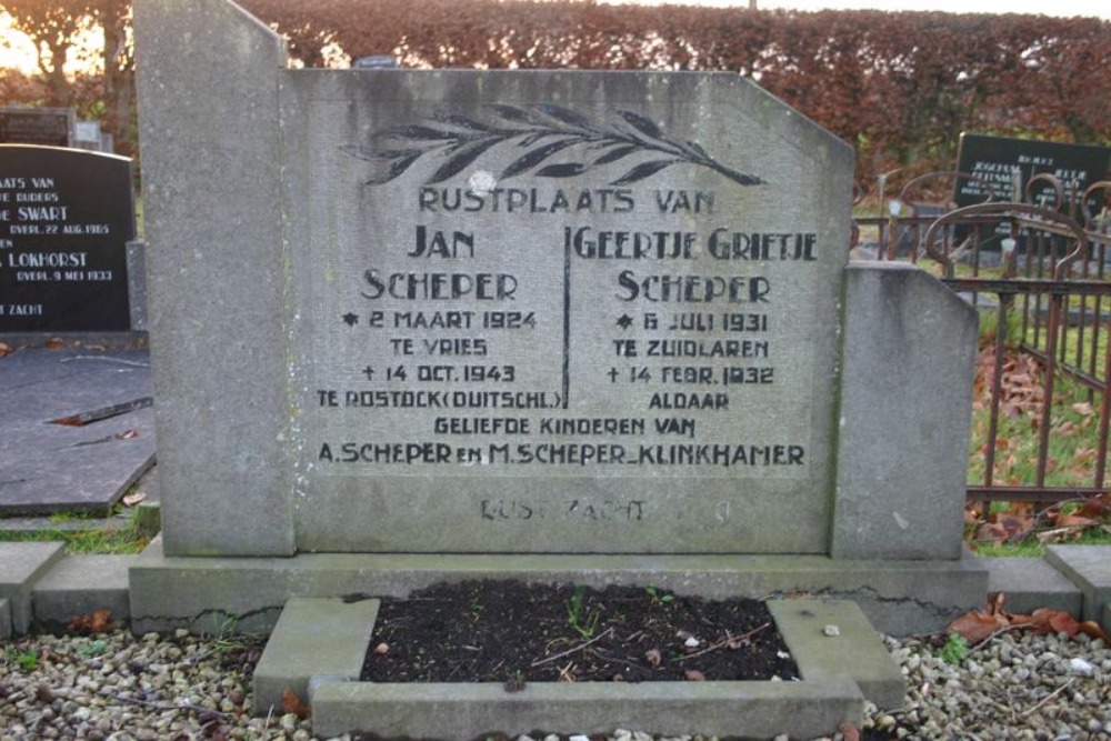 Nederlandse Oorlogsgraven Algemene Begraafplaats Zuidlaren #4
