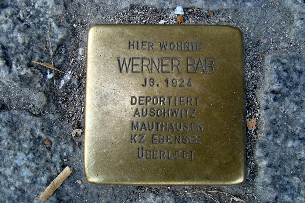 Stolperstein Schnhauser Allee 187