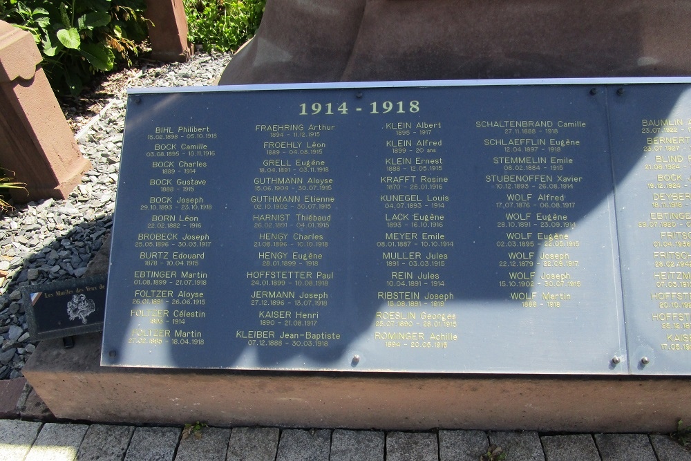 Oorlogsmonument Illfurth #4