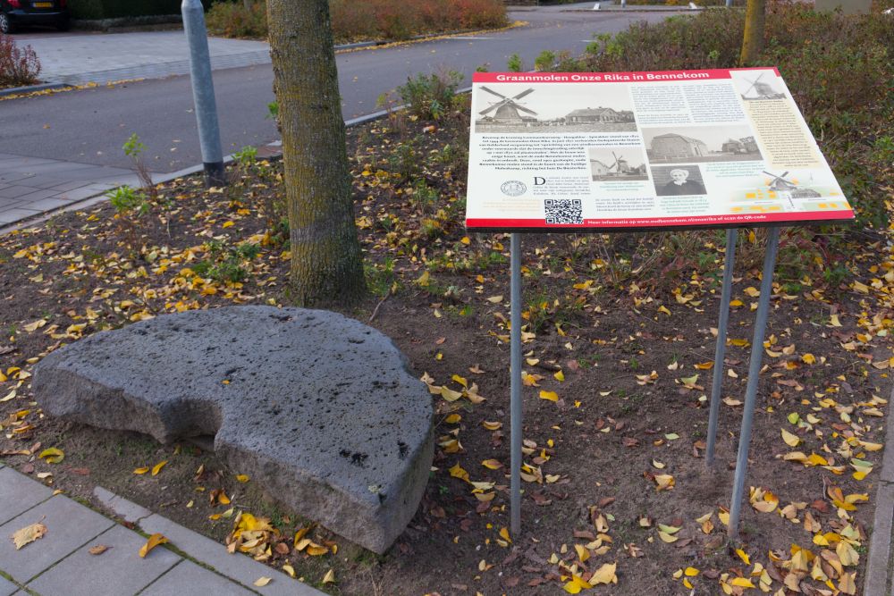 Informatiebord Molen Onze Rika