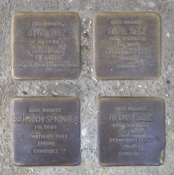 Stolpersteine Obere Bachstrae 14