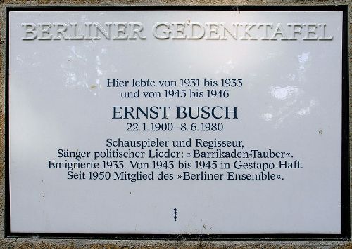 Gedenkteken Ernst Busch #1