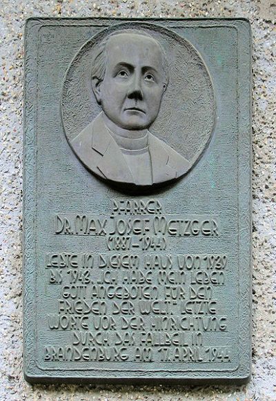 Memorial Pfarrer Max Josef Metzger #1