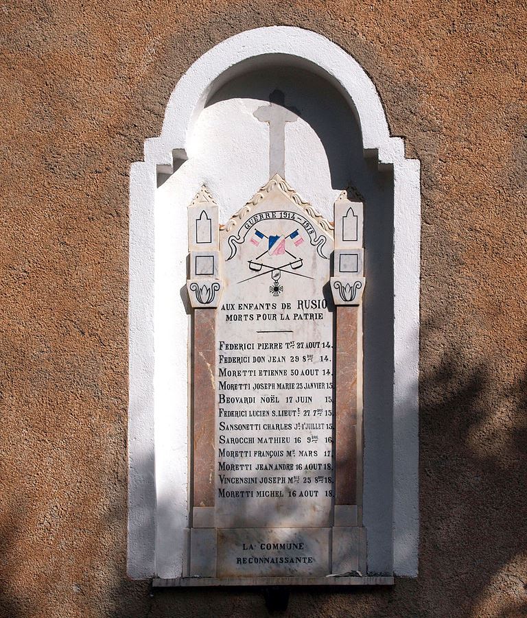 World War I Memorial Rusio