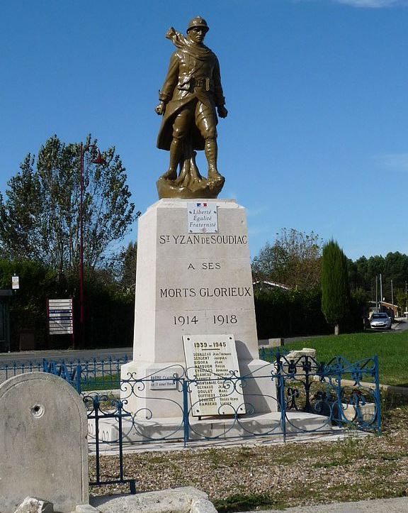 Oorlogsmonument Saint-Yzan-de-Soudiac #1