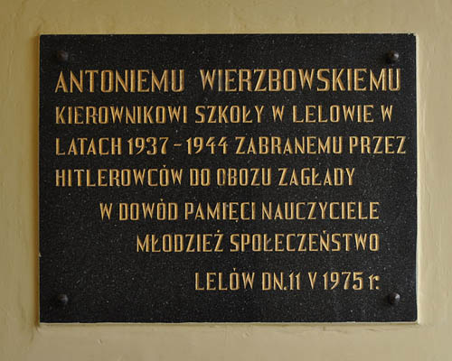 Gedenkteken Antoni Wierzbowski #1