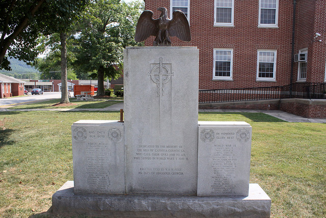 Oorlogsmonument Catoosa County #1