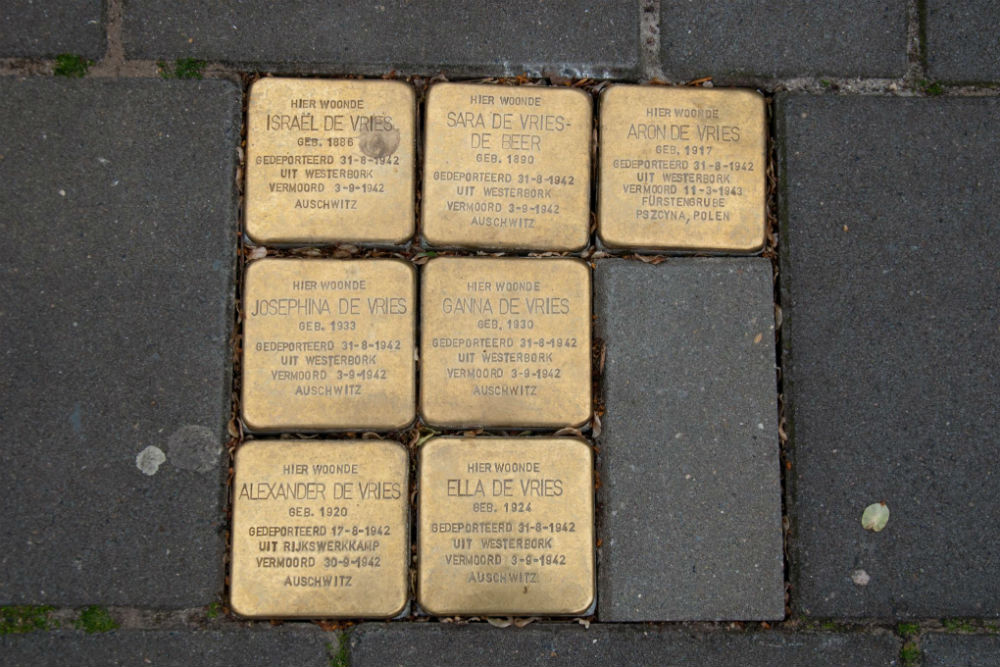 Stolpersteine Koornstraat 7 #1