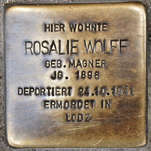 Stolpersteine Hochstrae 20 #1