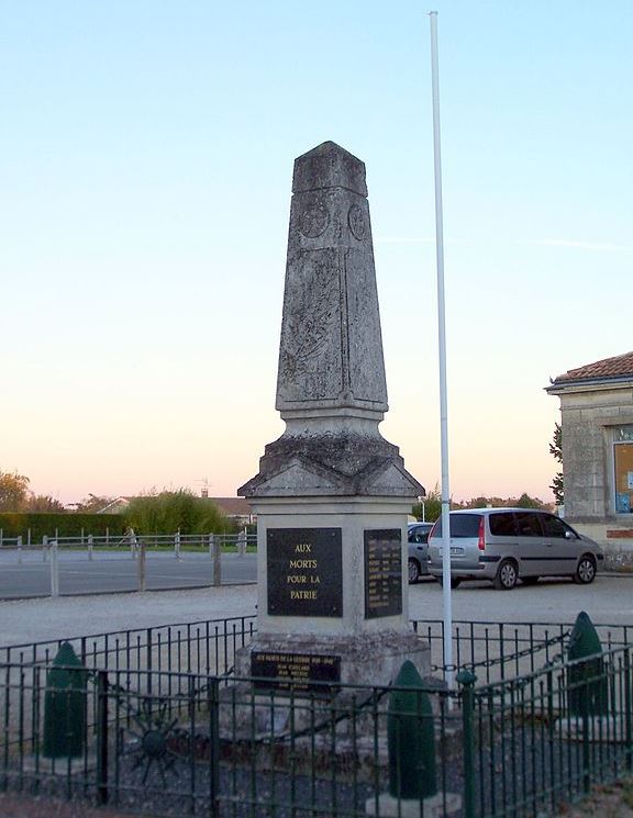 Oorlogsmonument Haux