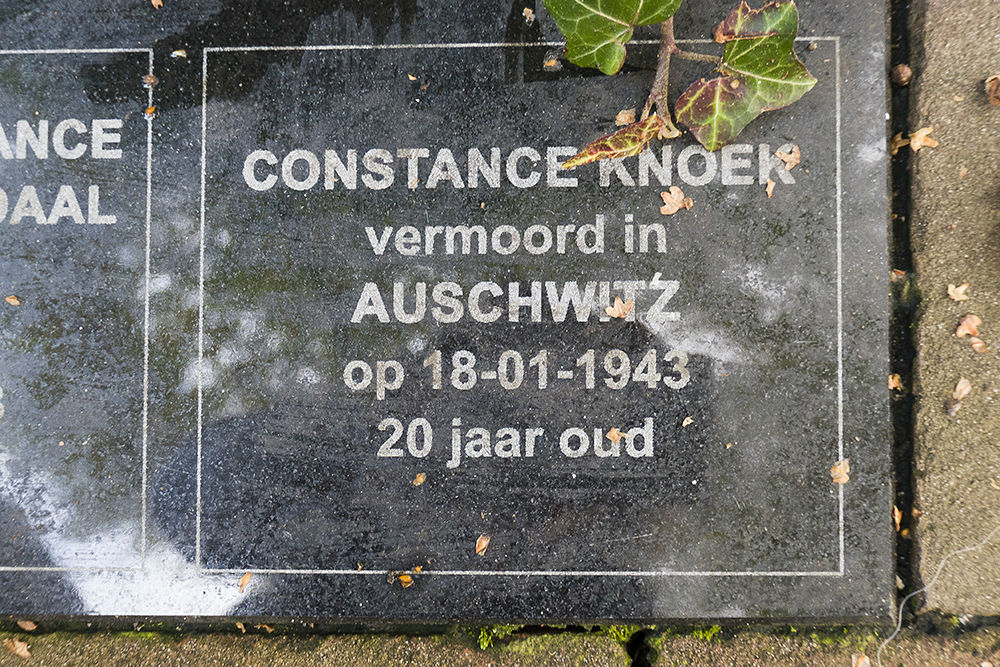 Memorial Stone Groen van Prinstererlaan 21 #4