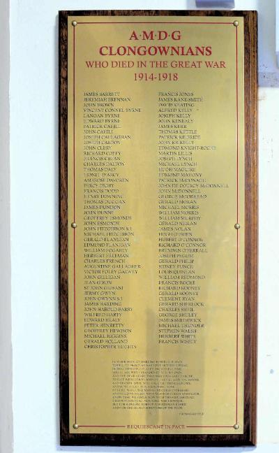 War Memorial Clongowes Wood College #1