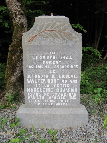 Monument Gefusilleerde Burgers Grandhan #1