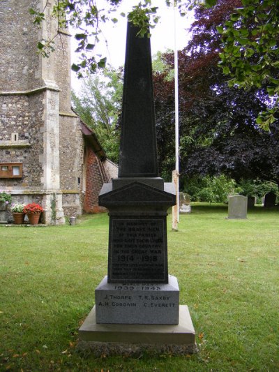 War Memorial Knodishall