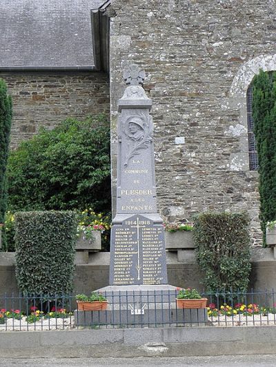 Oorlogsmonument Plesder